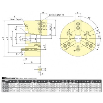 BL208 Uzun Stroklu Hidrolik Ayna